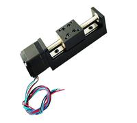 Table coulissante de type T for étape de guidage sur rail linéaire, 50/100/150/200 mm for guidage sur rail linéaire avec moteur pas à pas Nema11 de 28 mm(Stroke 300mm,4.0mm pitch)