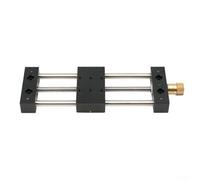 Table coulissante en aluminium pour équipement de test et mesure optique avec écrou anti-jeu et plage de déplacement de 120 mm pour un positionnement fin (0-120 mm sans base)