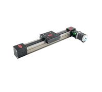 Table coulissante linéaire à courroie de distribution RXP60 60 mm, module de guidage électrique CNC croisé avec plusieurs courses(RXP60-1200 stroke (with motor))
