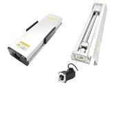 Table coulissante linéaire entièrement étanche, largeur 120/150 mm, charge maximale 120 kg, précision 0,03 mm, rail de guidage double SFU1605/SFU2005 Nema 23(3Nm Motot,QMF120-200mm stroke)