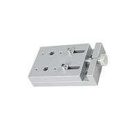 Table coulissante manuelle à vis mère d'axe X, plate-forme de réglage de déplacement de course de 20mm coulissante à platine linéaire HHL11-40/60(HHL11-40)