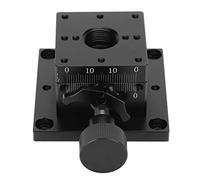 Table coulissante manuelle en queue d'aronde avec axes X, platine linéaire de haute précision pour instruments optiques, appareils de mesure, alliage d'aluminium 40 x 40 mm