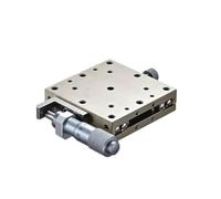 Table coulissante optique de traduction de l X LBX60-L 60 * 60mm étape linéaire de déplacement manuel d'acier inoxydable(LBX60-R)