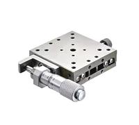 Table coulissante optique de traduction de LBX50-L d'axe X d'étape linéaire de déplacement manuel d'acier inoxydable 50 * 50mm(LBX50-C)