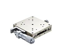 Table coulissante optique de traduction LBX70-L, X, 70x70mm, en acier inoxydable, étape linéaire à déplacement manuel(LBX70-L)