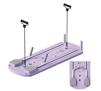 Table Coulissante pour Pilates, Machine Réformateur Accueil Exercices Conseil Set Sliding Machine avec Compteur LED Automatique Rouleau Muscle Abdominal