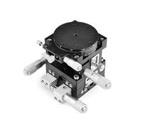 Table coulissante XYZR LT60-LM 60 × 60 mm, 1 pièce, axe 60 × 60 mm, plate-forme linéaire manuelle à 4 axes, à réglage fin, for machines et applications optiques