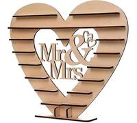 TABLE CSPone Support en Bois pour Ferrero Rocher Forme de Coeur Bar a Bonbon deacutecoration Deacutecoration de Table PZCC