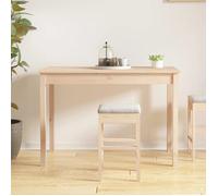 Table cuisine CLOUD, Brun Table à manger - Design Élégant - 110x55x75 cm - Bois massif de pin tt583