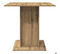 Table cuisine CLOUD, Brun Table à manger - Design Élégant - chêne artisanal 80x80x75 cm - bois d'ingénierie tt592