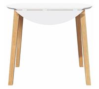 Table cuisine CLOUD, Brun Table à manger - Design Élégant - naturel bois massif et caoutchouc tt554