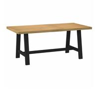 Table cuisine CLOUD, Brun Table à manger - Design Élégant - NOAIN pieds en forme de A 180x90x75cm massif pin tt549