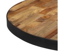 Table cuisine CLOUD, Brun Table basse - Utilisation Polyvalente - ronde Ø55x40 cm teck de récupération massif tt46