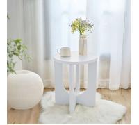 Table d' appoint Kysdajore 50 x 40 cm blanc