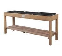 Table d activites AXI avec 3 bacs noirs Marron Fonce Beige G