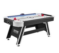 Table d’Air Hockey-VEVOR-183 cm-Système de Score Électronique LED-Hockey sur Table d'Intérieur-avec 2 Palets, 2 Poussoirs