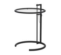 ClassiCon Adjustable Table E 1027 - noir - Verre en cristal clair