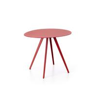 Table d’appoint Agorà Segis rouge, Designer Cisotti & Laube, 49.5x40x43 cm