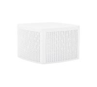 Table d appoint Blanc 54x54x36,5 cm Plastique