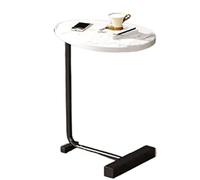 Table D Appoint Canape, Petite Table Basse, Table Basse Ronde Bout De Canapé Cadre En Métal, Petite Table Pour Ordinateur Style Industriel Table Basse Pour Salon, Chambre, Bureau ( Color : Black-B , S