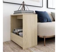 Table d appoint chêne sonoma 50x26x50 cm bois d ingénierie Ch G