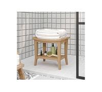 Table d appoint de salle de bain 50x35x45cm bois de teck solide