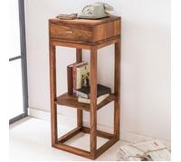 Table d appoint en bois massif de Sheesham 35 x 35 x 90 cm