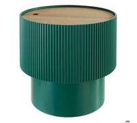 Table d’appoint ""Enola"" vert D38,5x38,5x35cm - Atmosphera createur d'interieur