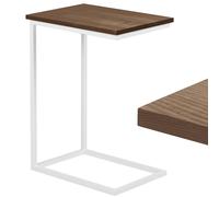 Table d’appoint LAMO En Bois Massif Noir Rectangle 30x60x45/30x67x45