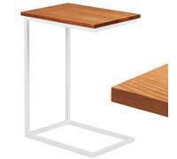 Table d’appoint LAMO En Bois Massif Noir Rectangle 30x60x45/30x67x45