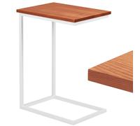 Table d’appoint LAMO En Bois Massif Noir Rectangle 30x60x45/30x67x45
