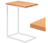 Table d’appoint LAMO En Bois Massif Noir Rectangle 30x60x45/30x67x45