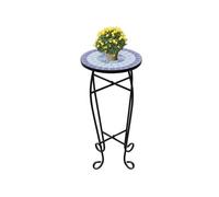 Table d'appoint Mosaïque Bleu et blanc vidaXL vidaXL