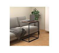 Vidaxl Table D'appoint Noir 55x35x66 Cm Aggloméré Noir