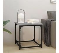 Vidaxl Table D'appoint Sonoma Gris 40x40x40 Cm Bois D'ingénierie Marron