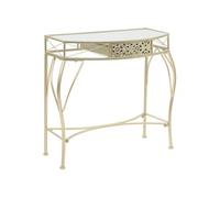 vidaXL Table d'appoint Style français Métal 82 x 39 x 76 cm Doré 245936