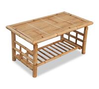 Vidaxl Table Basse Bambou 90x50x45 Cm Marron