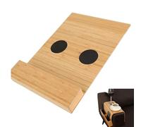 Table d'accoudoirs - Étagère Polyvalente pour Ordinateur Portable sur Le lit, Porte-collation et Porte-gobelet dans Le Salon, Support de contrôleur, s'adapte de manière fiable à la Plupart des