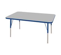 Table d'activité rectangulaire réglable en Hauteur pour Enfants et Adultes, pour l'école et la Maison