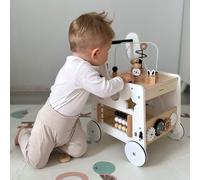Table d'activité & trotteur bebe bois