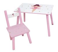 Table d'activités + 1 chaise fille Fun House Ballerine Rose TU