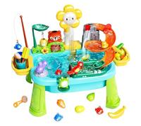 Table d'activités aquatiques pour : 23,2 x 12,99 x 16,5 pouces, robinet rotatif, jouet sensoriel pour jouer dans l'eau, s'amuser en intérieur et en extérieur, table avec pieds, jardin pour