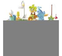 Table d'activités Aquatiques - Table de Sable sensorielle, Jouet éducatif d'extérieur engageant, Jeu Stimulant pour | Amusement Aquatique réaliste avec Pompe pour la Coordination œil-Main à l'