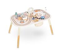 Mamabrum Table d'appoint éducative en bois 10in1 Animaux 3+ – boucle motrice, trieuse, miroir