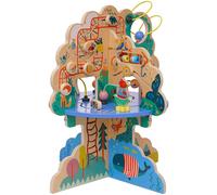 Manhattan Toy Centre d'activités Playground Adventure en bois – Planeurs, abaque, toupies