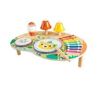 Table D'activités Pour | 16,85 X 11,81 X 9,84 Po Jouet D'éveil Musical En Bois Pour La Petite Enfance | Jouets Musicaux Éducatifs Sensoriels, Développement Des Compétences Fondamentales Pour 2