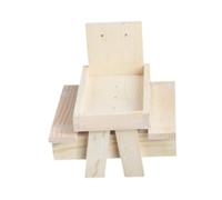 ＡＷＨＡＯ Table d'alimentation pour écureuils, nichoir à Fruits Suspendu, Facile à Nettoyer, mangeoire en Bois pour Oiseaux, récipient de Nourriture pour patios, Bois