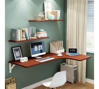 Table d'angle pliante murale pour économiser de l'espace pour les petits espaces dans les bureaux, les chambres et les salles d'étude