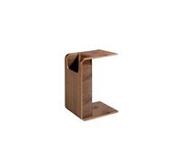 Table d'angle rectangulaire en noyer 2110C, 35 x 45 x 60 cm. -