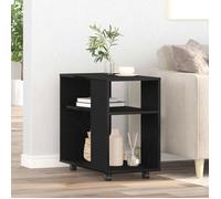 vidaXL Table d'appoint en chêne noir 70 x 35 x 60 cm bois d'ingénierie